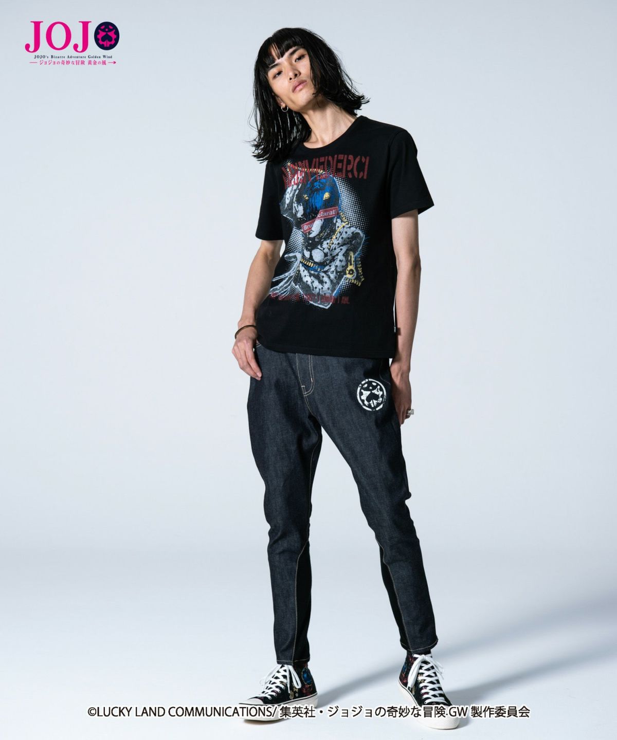 glamb・グラム Bruno Bucciarati T ブローノ・ブチャラティ Tシャツ JOJO ジョジョ