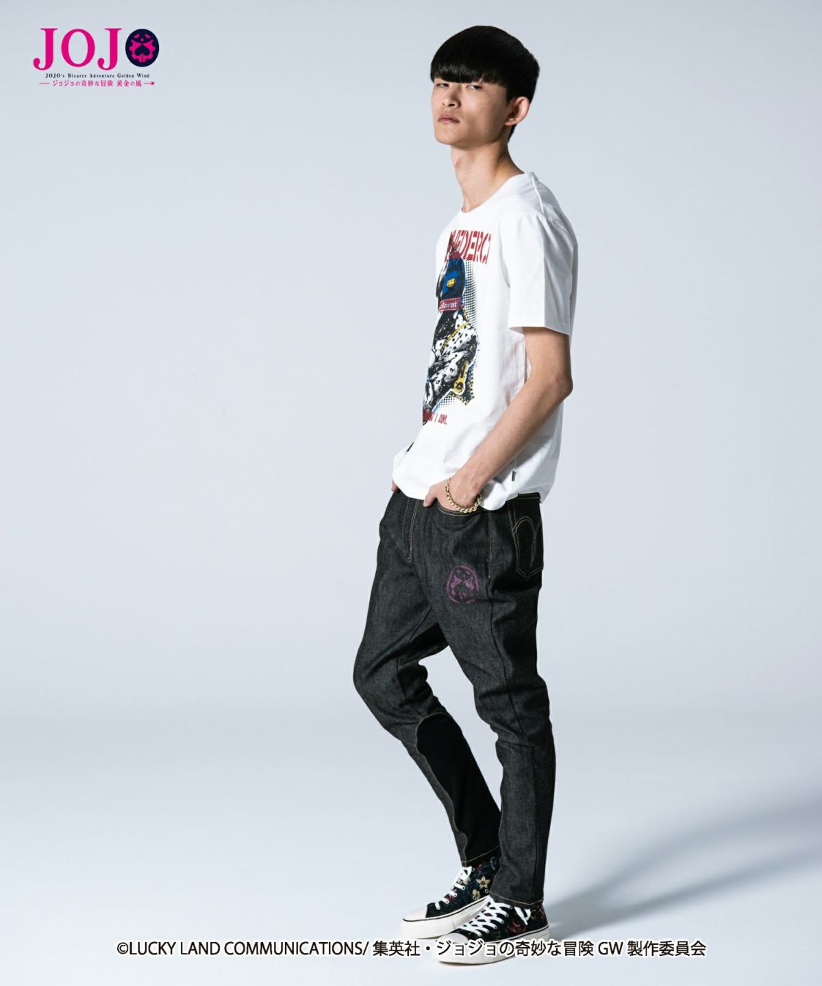 glamb・グラム Bruno Bucciarati T ブローノ・ブチャラティ Tシャツ JOJO ジョジョ