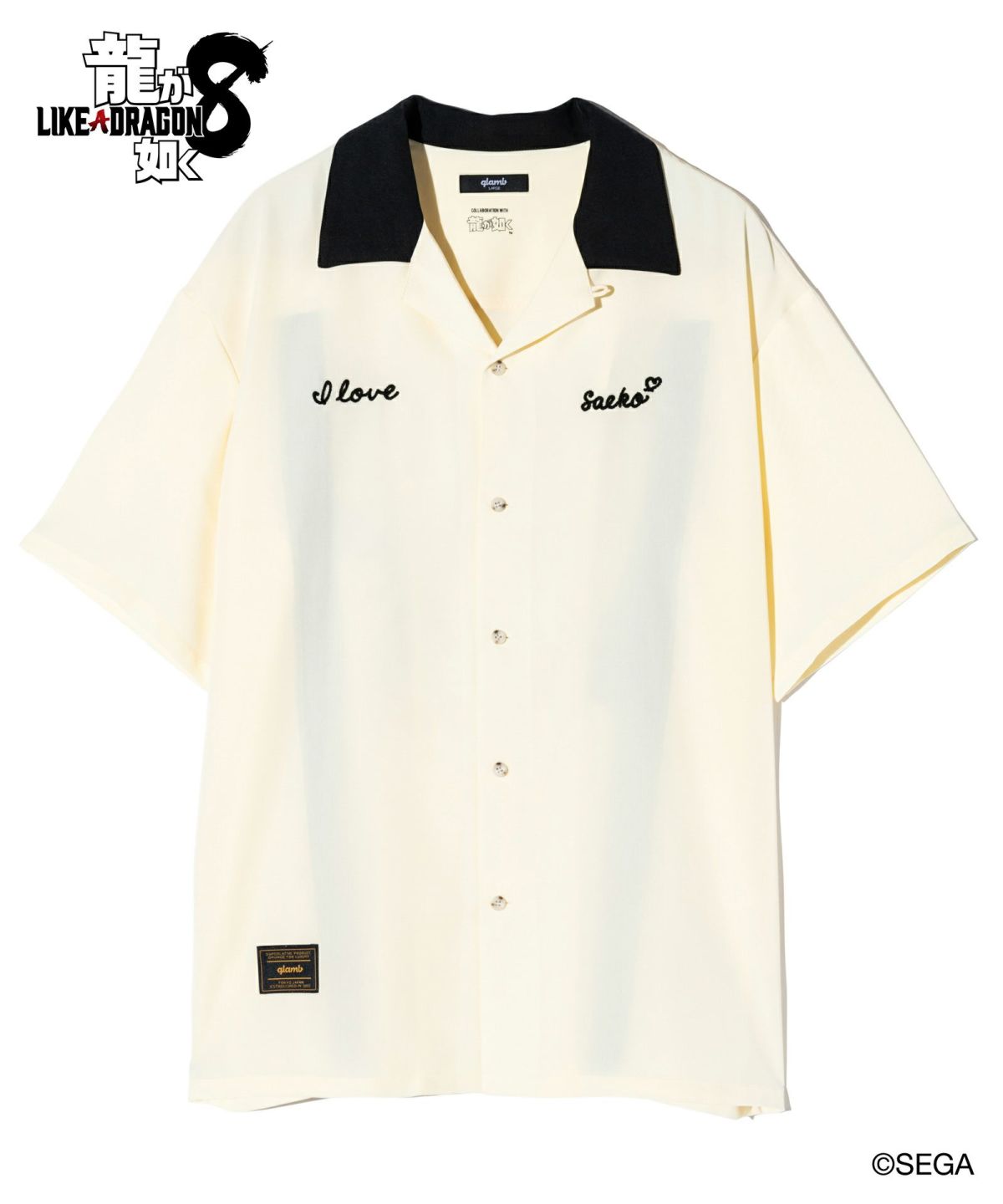 龍が如く8 glamb グラム Saeko Mukoda Shirts / サエコムコウダシャツ