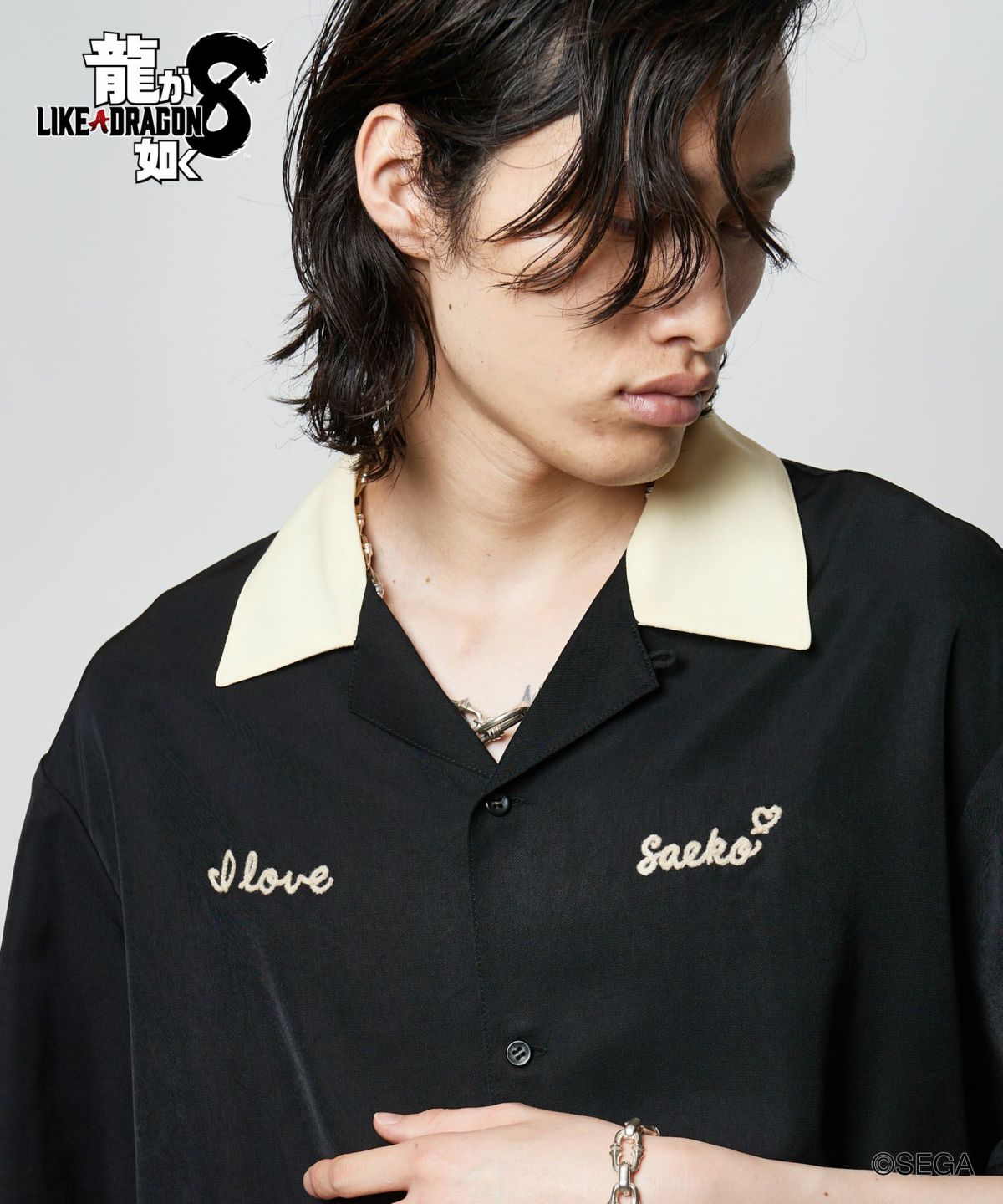 龍が如く8 glamb グラム Saeko Mukoda Shirts / サエコムコウダシャツ