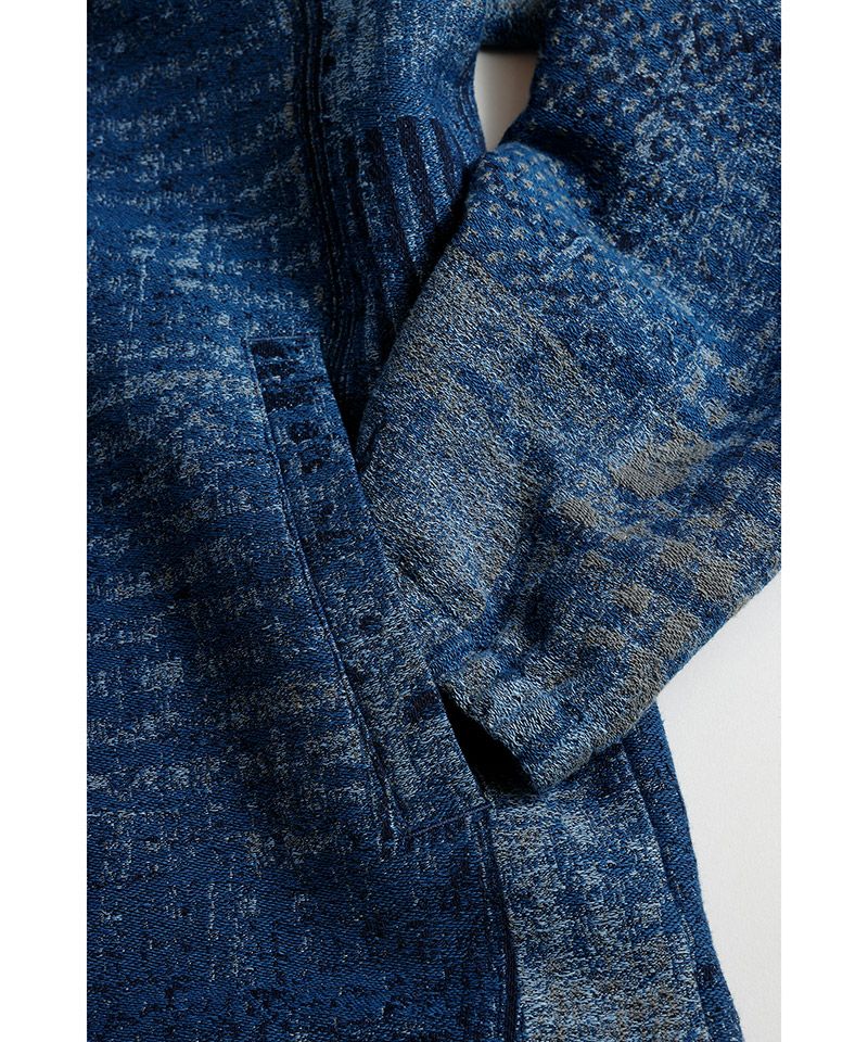 FDMTL ファンダメンタル BORO JAQUARD COACH RINSE コーチジャケット
