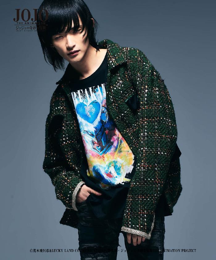 glamb・グラム クレイジーダイヤモンドT Crazy Diamond T JOJO ジョジョ 東方仗助 Tシャツ
