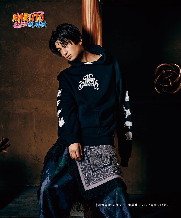 NARUTO ナルト x glamb グラム Biju Hoodie / ビジュウフーディ 特別価格