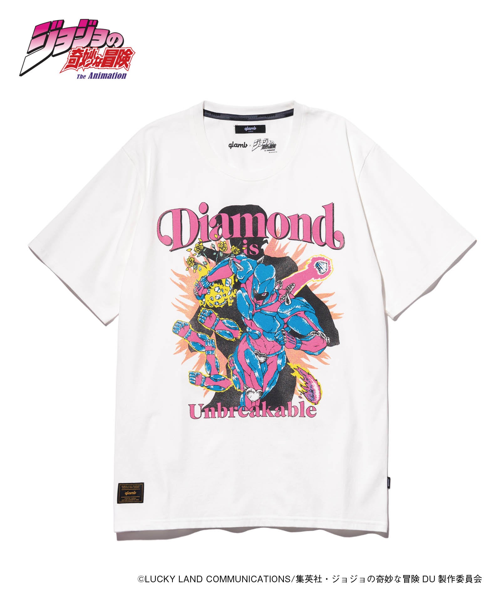 JOJO x glamb クレイジー・ダイヤモンド Tシャツ Crazy Diamond T II ジョジョ 東方仗助