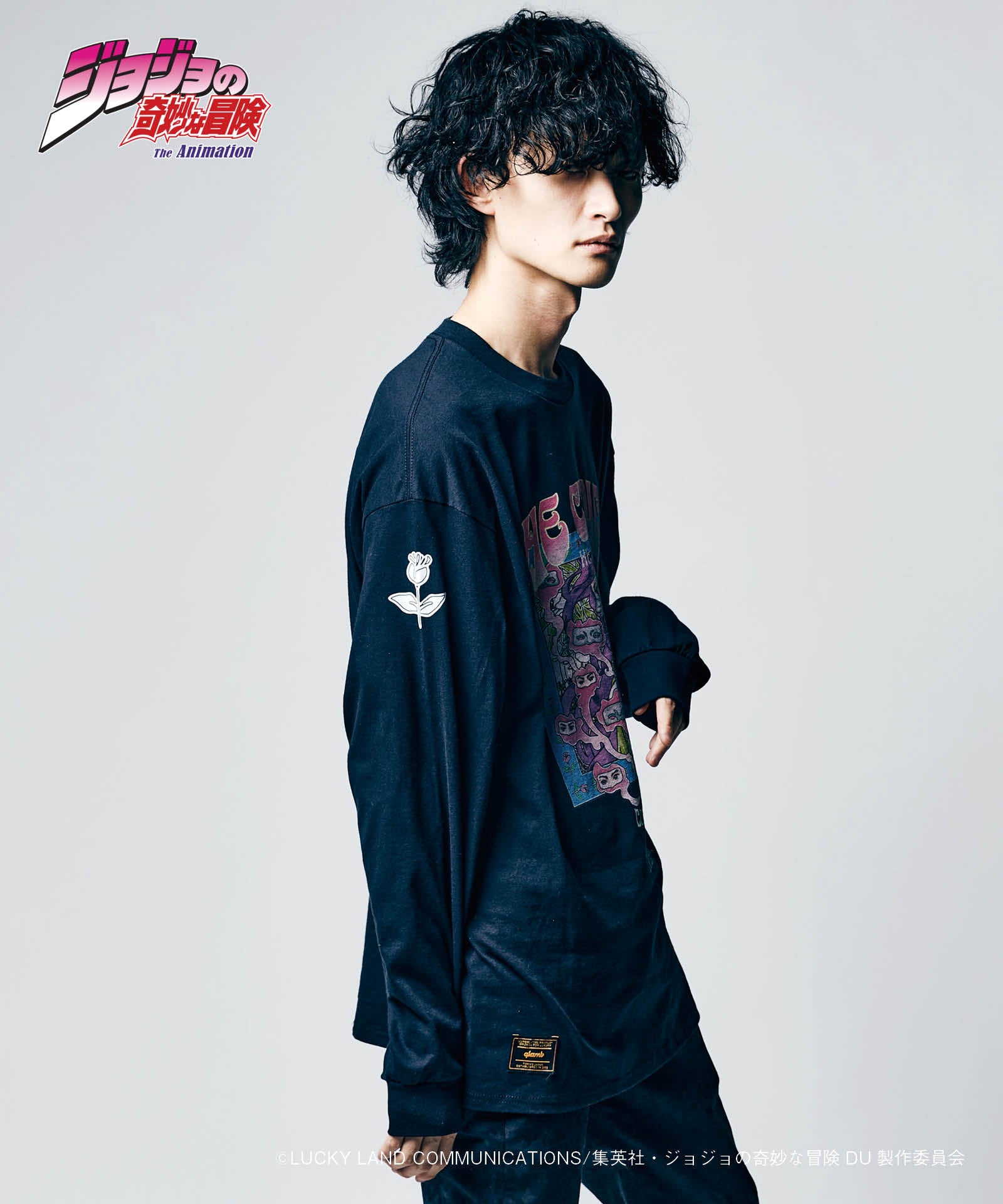 JOJO x glamb ユカコ シンデレラ ロンT Yukako vs Cinderella Long Sleeves T ジョジョ 山岸由花子