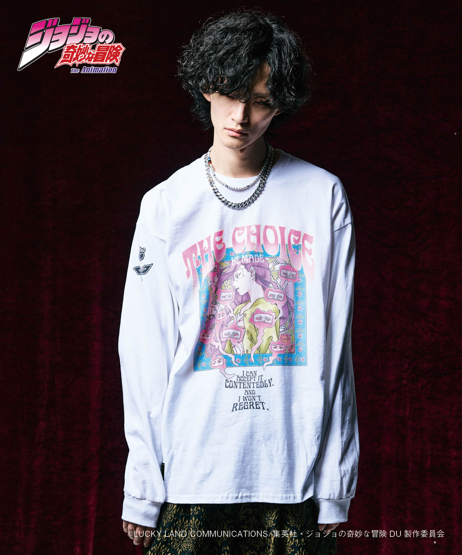 JOJO x glamb ユカコ シンデレラ ロンT Yukako vs Cinderella Long Sleeves T ジョジョ 山岸由花子