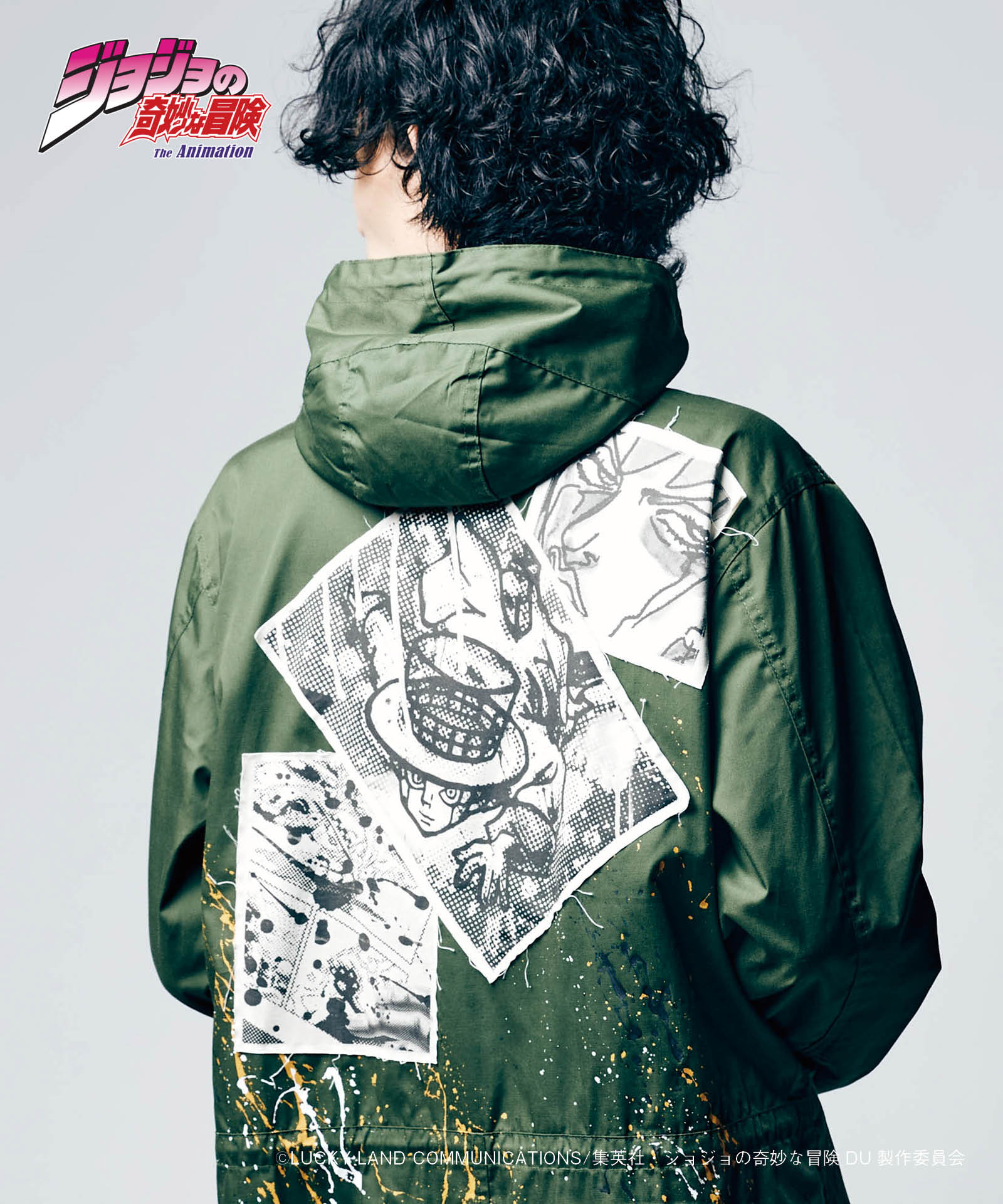 JOJO x glamb ヘブンズ・ドアー モッズコート Heaven's Door Mods Coat ジョジョ 岸辺露伴
