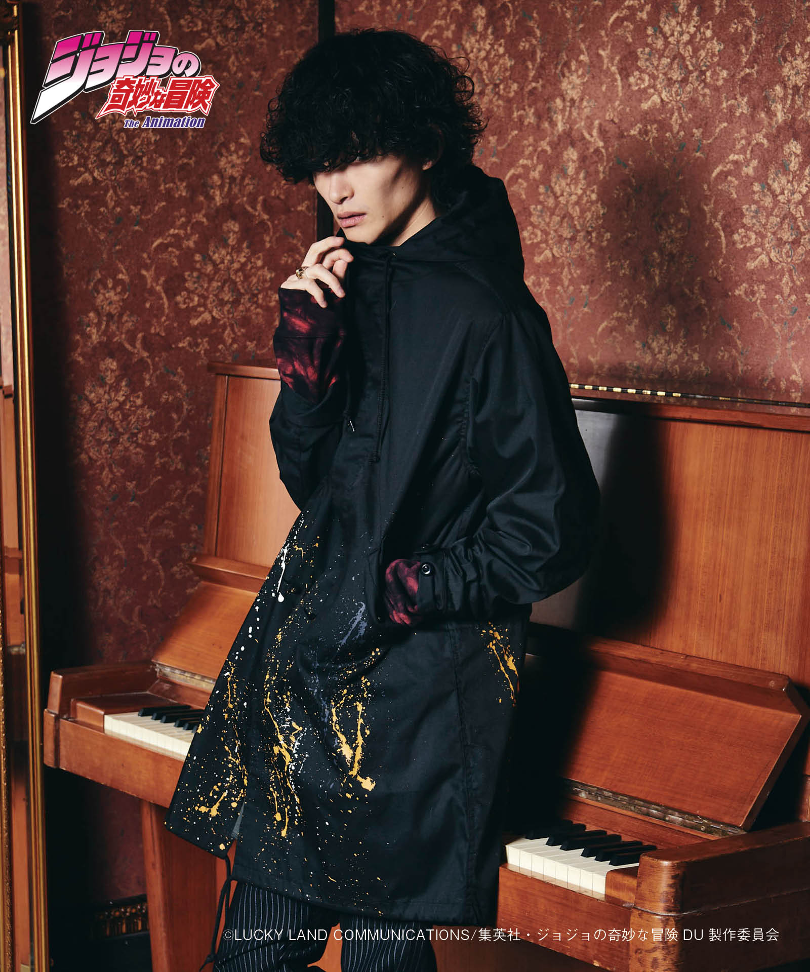 JOJO x glamb ヘブンズ・ドアー モッズコート Heaven's Door Mods Coat ジョジョ 岸辺露伴