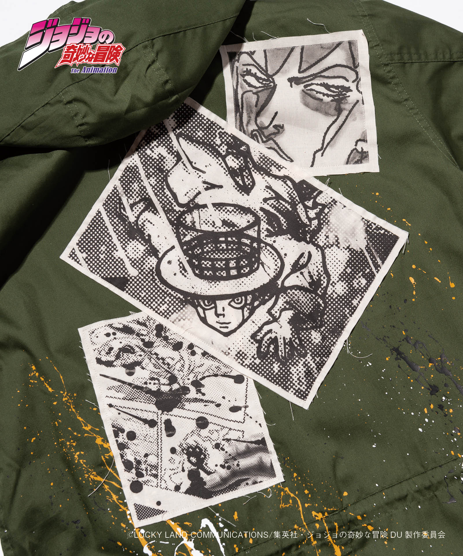 JOJO x glamb ヘブンズ・ドアー モッズコート Heaven's Door Mods Coat ジョジョ 岸辺露伴