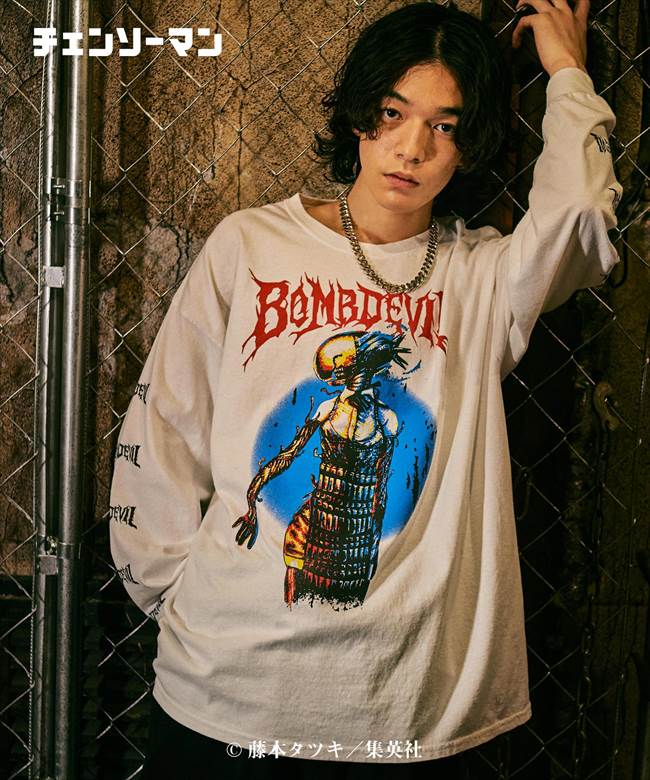 glamb グラム チェンソーマン Bomb Devil Long Sleeve T ボムデビル ロングスリーブTシャツ