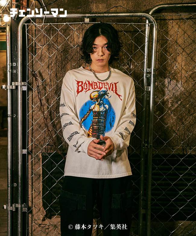 glamb グラム チェンソーマン Bomb Devil Long Sleeve T ボムデビル ロングスリーブTシャツ