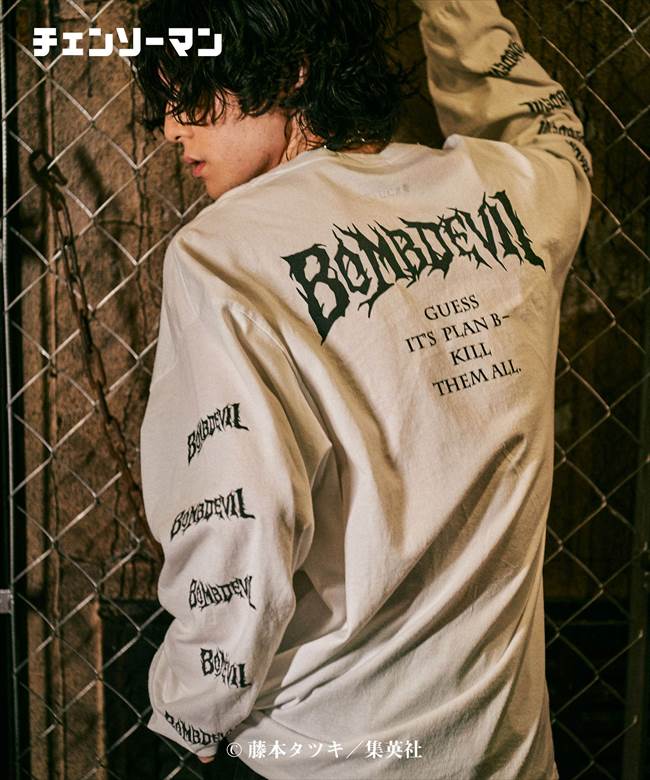 glamb グラム チェンソーマン Bomb Devil Long Sleeve T ボムデビル ロングスリーブTシャツ