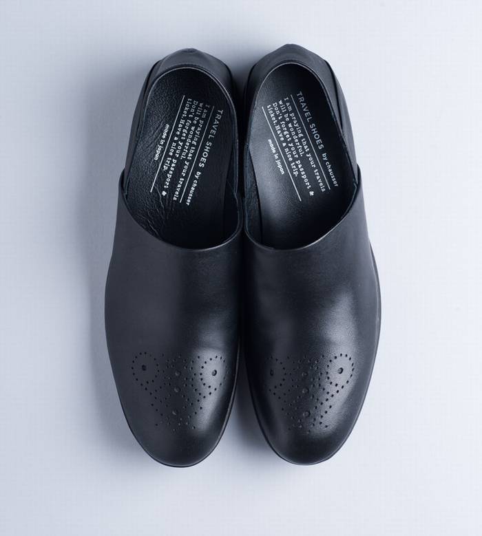 TRAVEL SHOES by chausser トラベルシューズ バイ ショセ DOCTOR'S SHOES ドクターシューズ メダリオン レザースリッポンシューズ