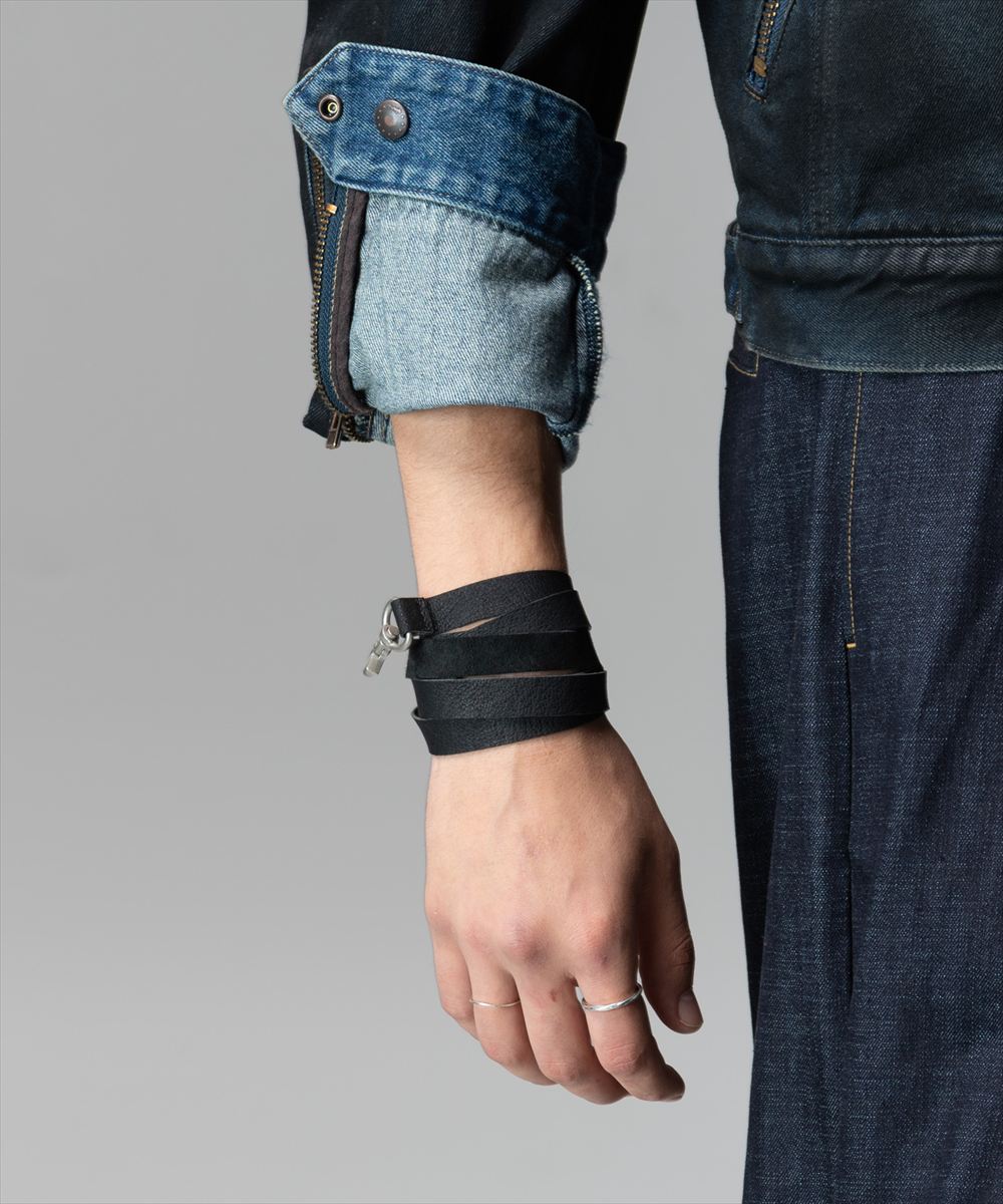 Blow Leather Tape Strap / ブロウレザーテープストラップ glamb グラム