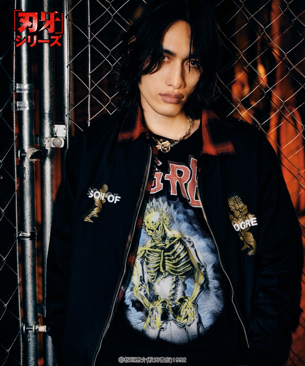 Yujiro Lightning Cutsew / ユウジロウライトニングカットソー 刃牙 バキ 範馬勇次郎 glamb グラム
