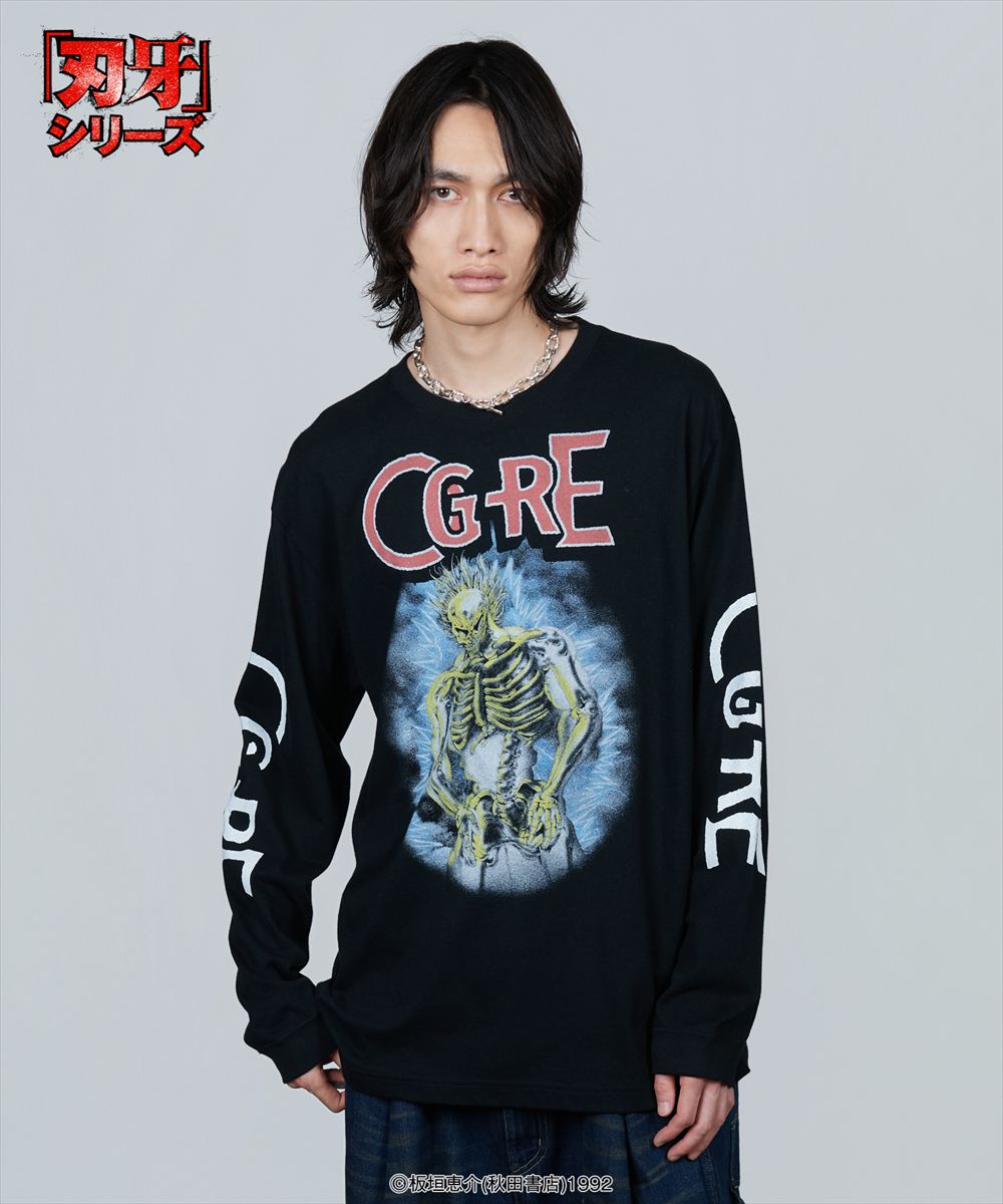 Yujiro Lightning Cutsew / ユウジロウライトニングカットソー 刃牙 バキ 範馬勇次郎 glamb グラム