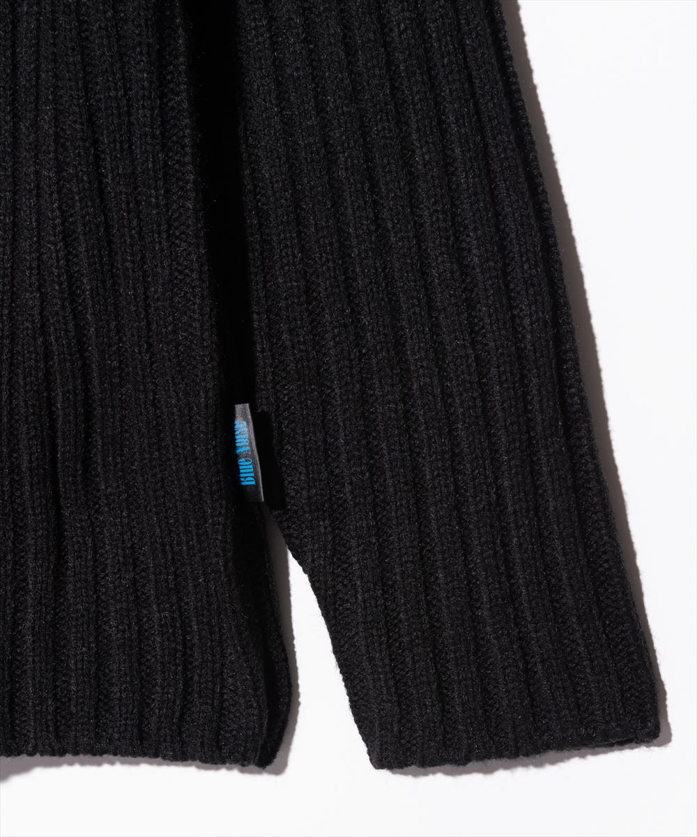 Blue Noise Low Gauge Rib Knit / ブルーノイズローゲージリブニット glamb グラム