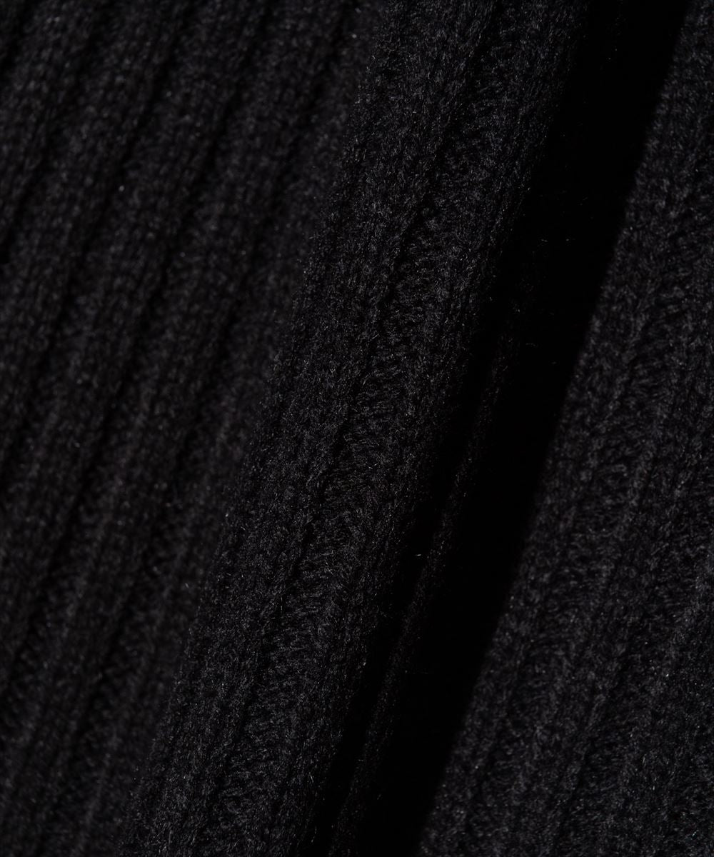 Blue Noise Low Gauge Rib Knit / ブルーノイズローゲージリブニット glamb グラム