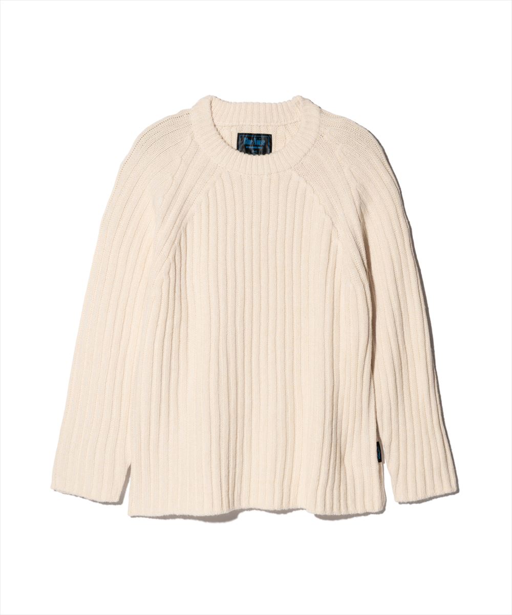 Blue Noise Low Gauge Rib Knit / ブルーノイズローゲージリブニット glamb グラム
