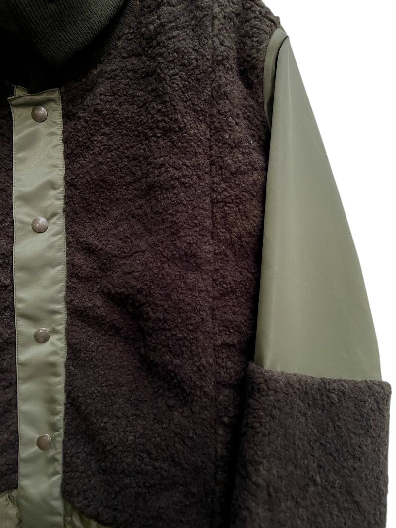 SALE/セール 77circa 77サーカ circa make cutback boa & quilting wide jacket ボア&キルティング ワイドジャケット 特別価格
