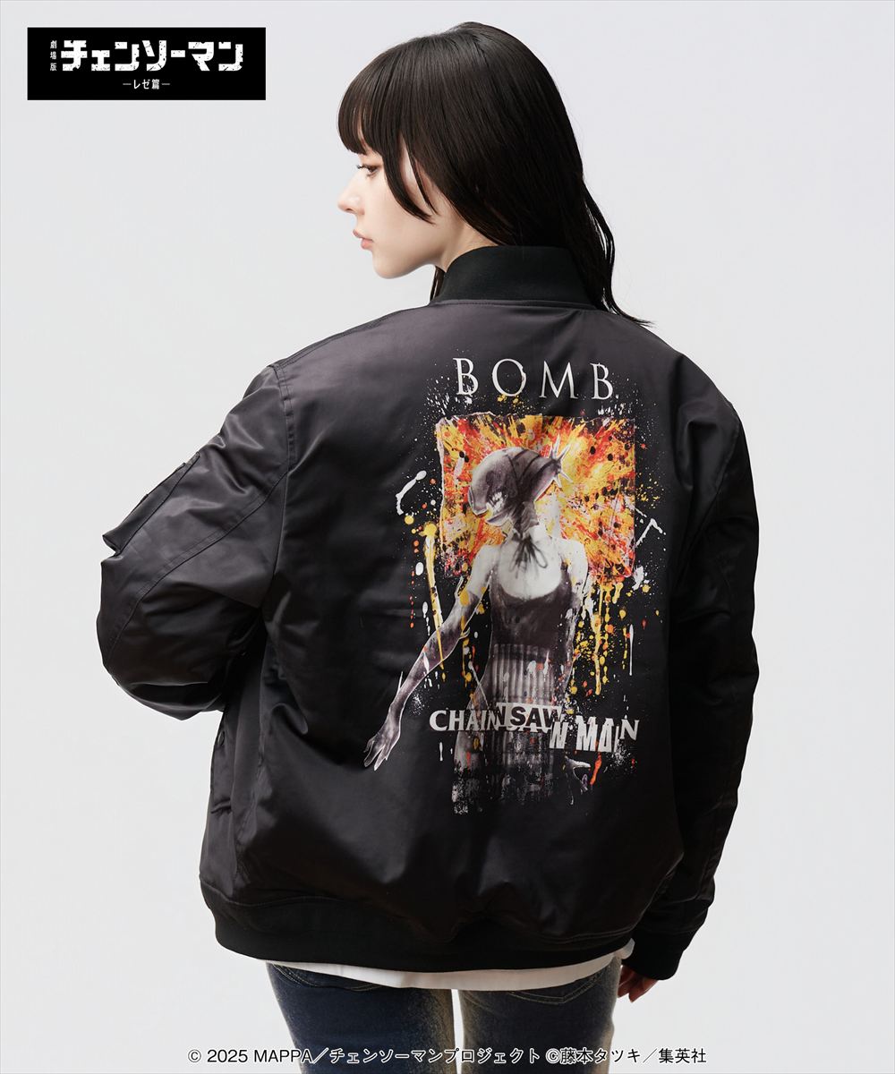 Bomb Bomber Jacket / ボムボンバージャケット 劇場版『チェンソーマン レゼ篇』CHAINSAWMAN glamb グラム
