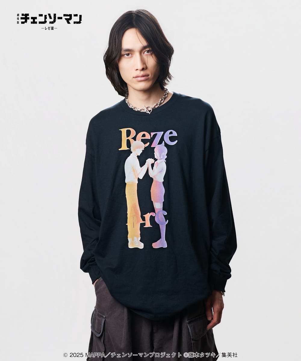 劇場版 チェンソーマン レゼ篇 Denji & Reze Cutsew / デンジ&レゼ カットソー glamb グラム