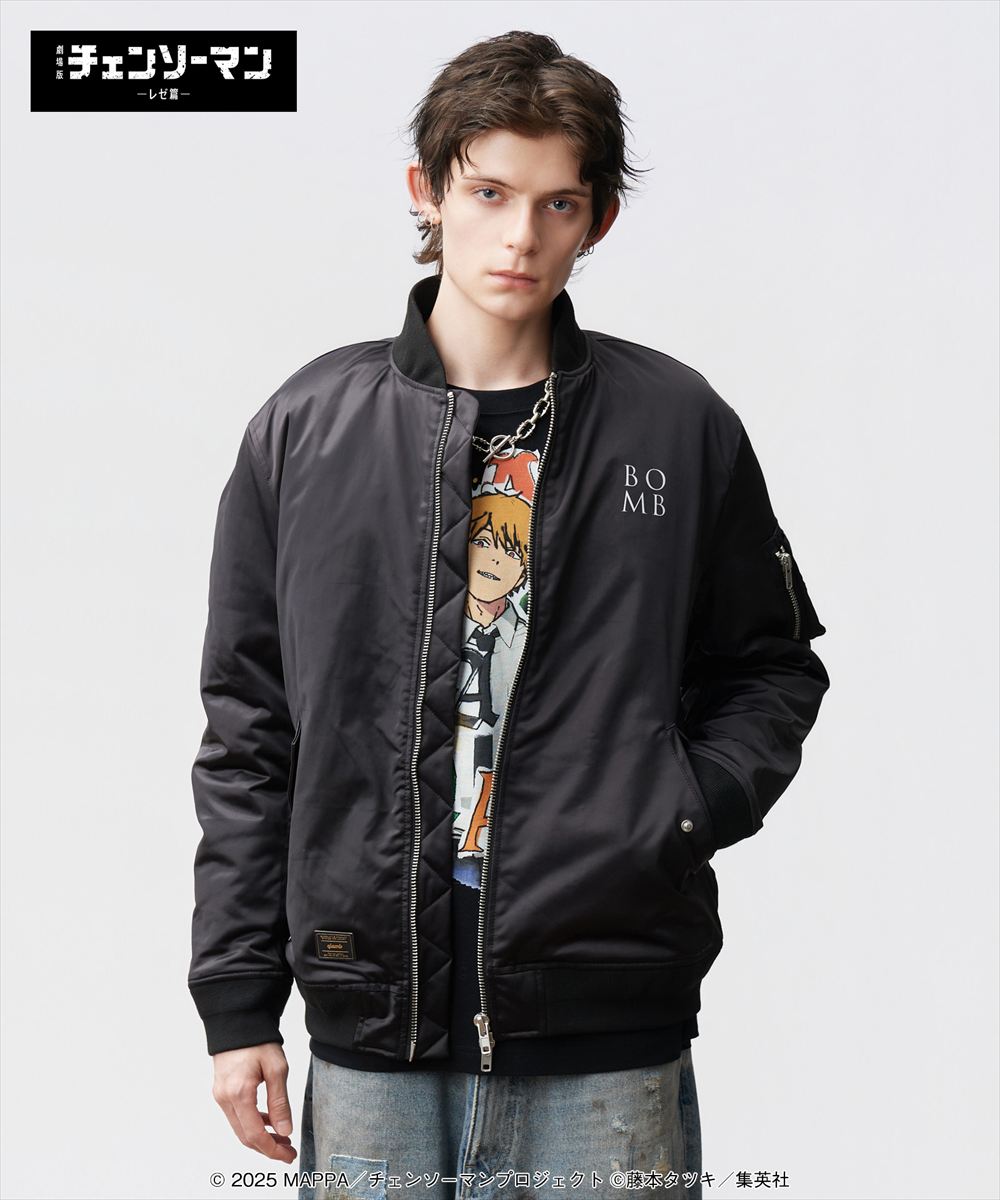 Bomb Bomber Jacket / ボムボンバージャケット 劇場版『チェンソーマン レゼ篇』CHAINSAWMAN glamb グラム