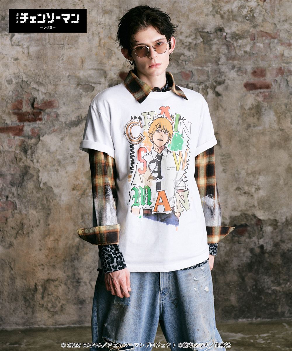 Denji T-shirt II / デンジTシャツ2 劇場版『チェンソーマン レゼ篇』 glamb グラム
