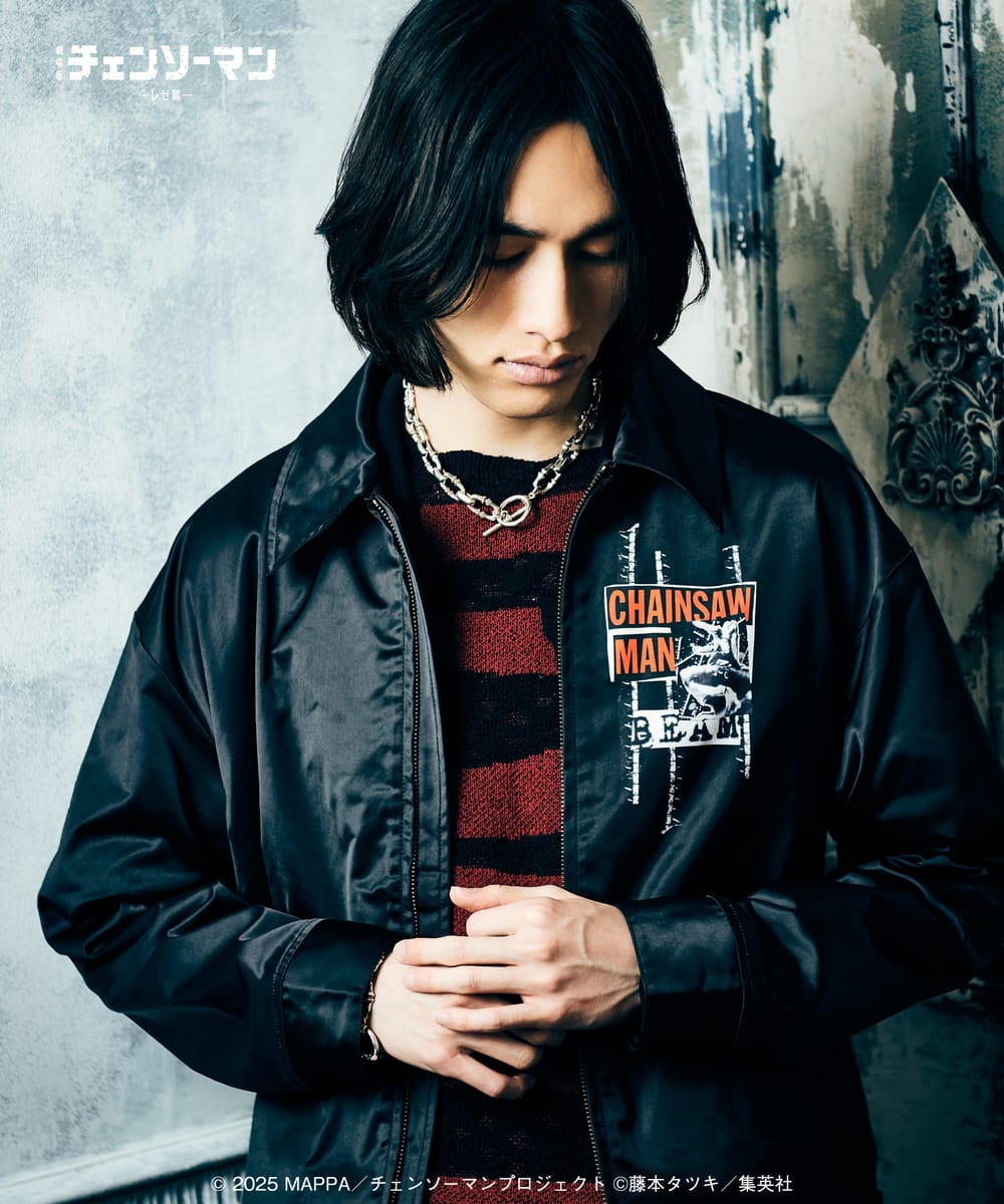 劇場版 チェンソーマン レゼ篇 Chainsaw Man & Beam Jacket / チェンソーマン&ビーム ジャケット glamb グラム