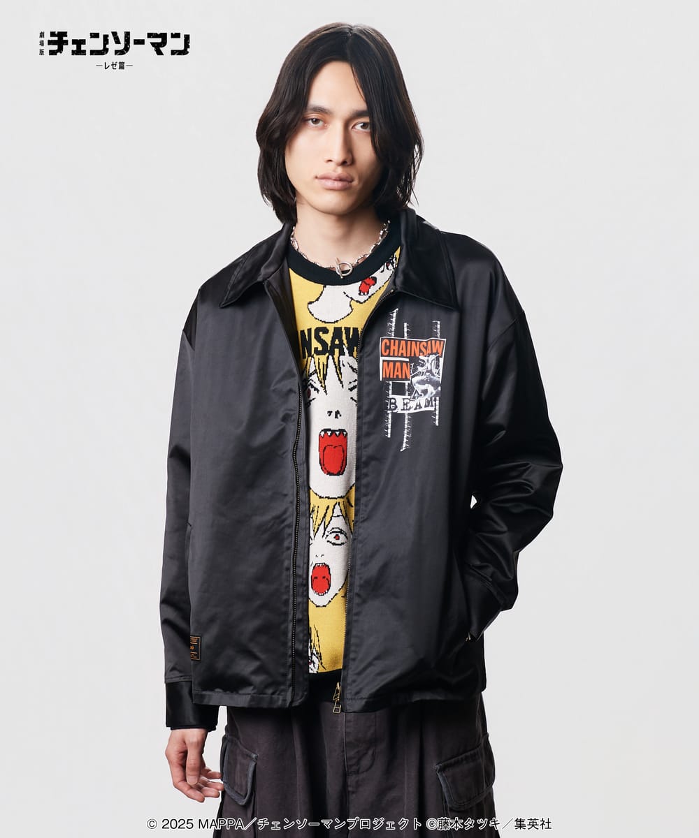 劇場版 チェンソーマン レゼ篇 Chainsaw Man & Beam Jacket / チェンソーマン&ビーム ジャケット glamb グラム