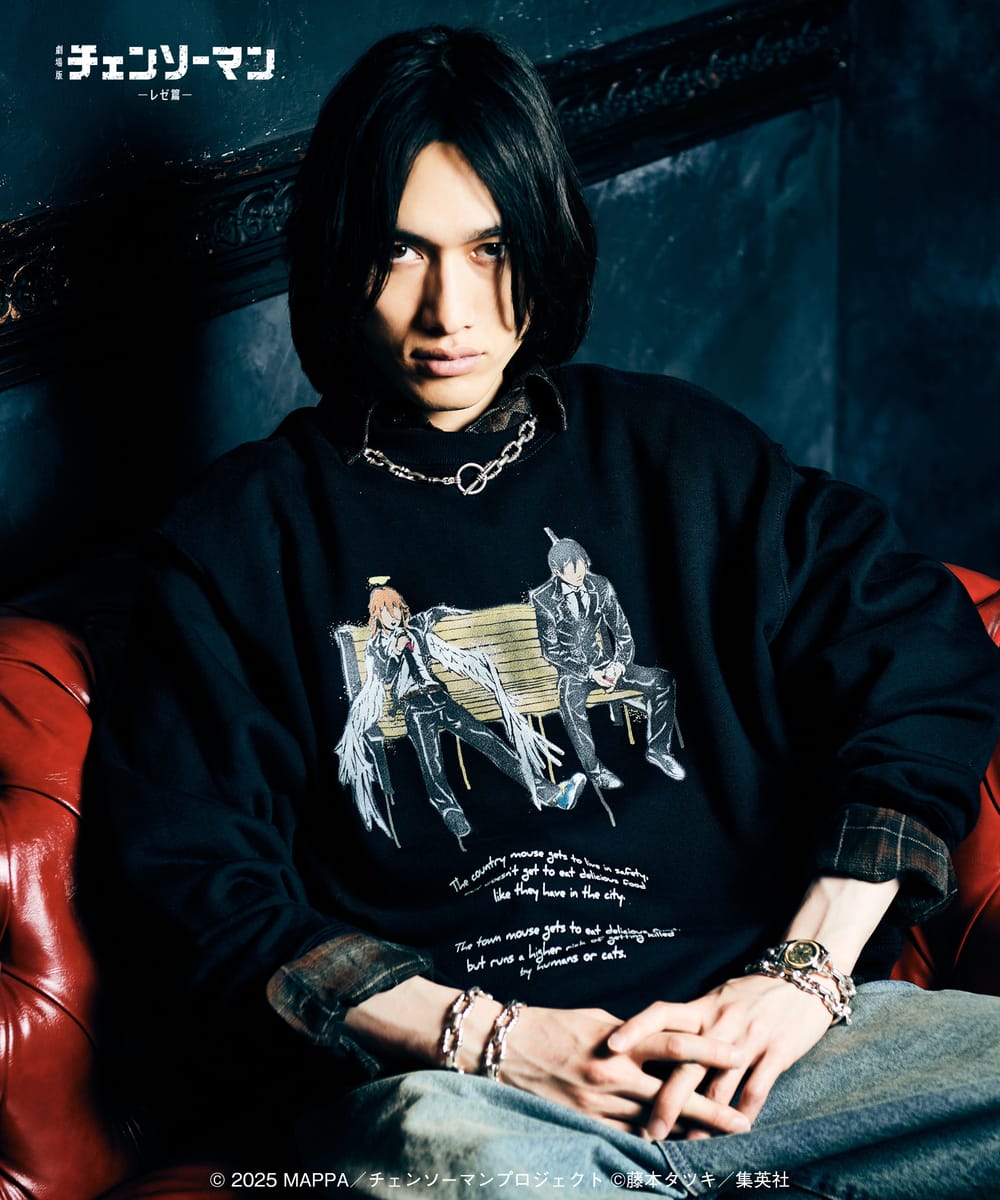 劇場版 チェンソーマン レゼ篇 Aki & Angel Devil Sweat / アキアンドエンジェルデビル スウェット glamb グラム