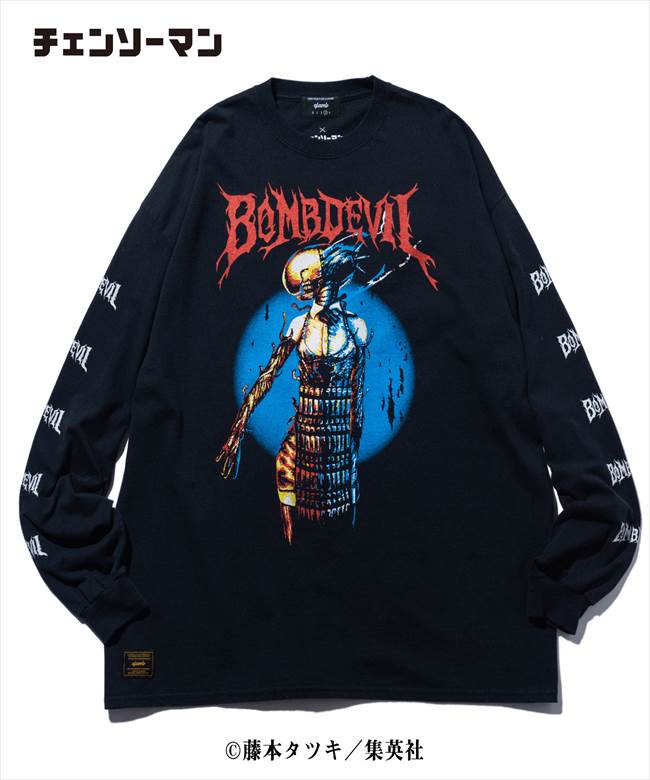 glamb グラム チェンソーマン Bomb Devil Long Sleeve T ボムデビル ロングスリーブTシャツ