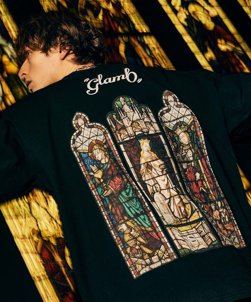glamb グラム Stained Glass T-Shirt / スレンドグラスTシャツ