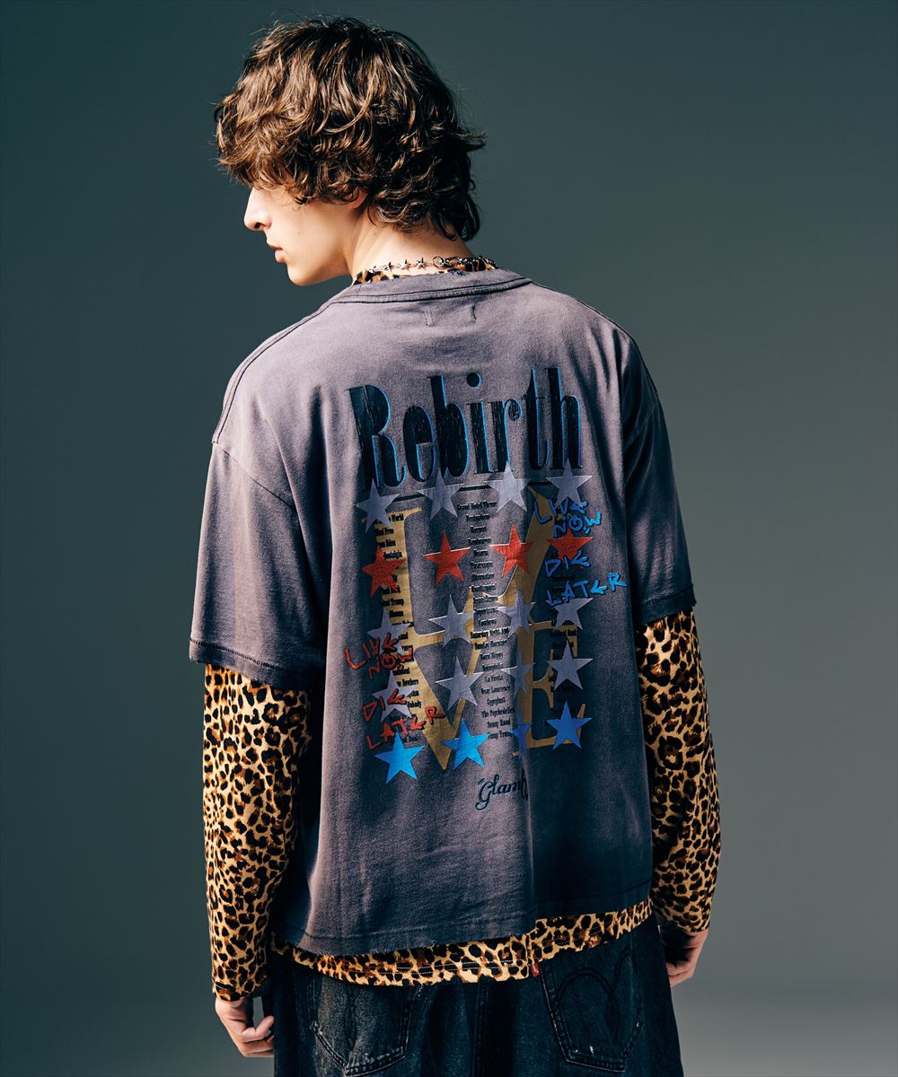 Leopard Mock Neck Cutsew / レオパードモックネックカットソー glamb グラム