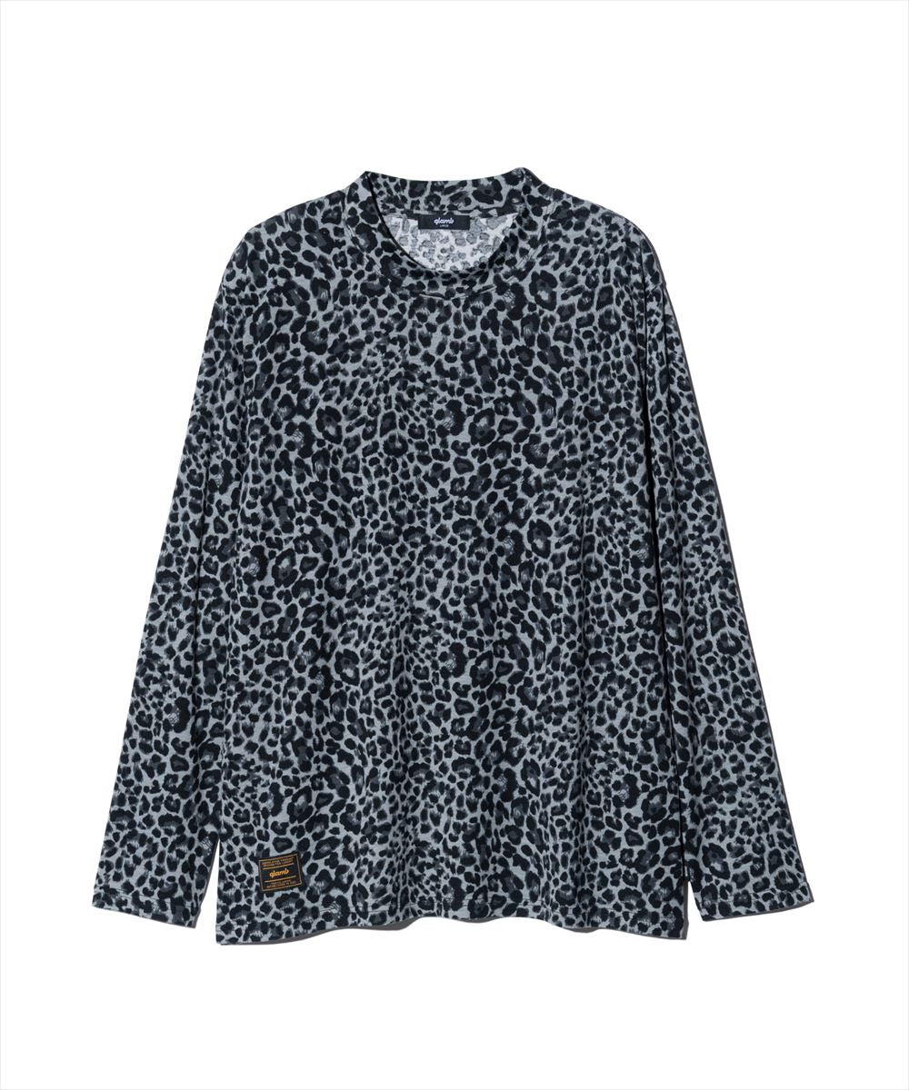 Leopard Mock Neck Cutsew / レオパードモックネックカットソー glamb グラム