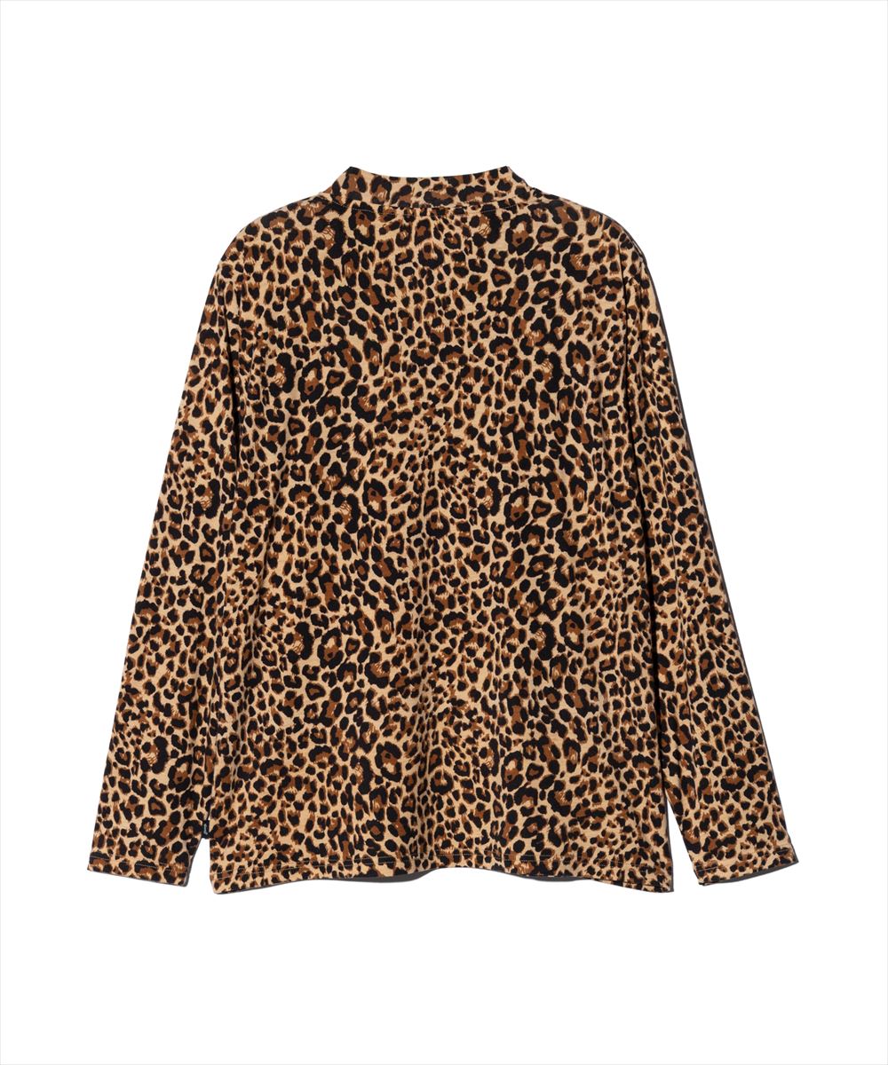 Leopard Mock Neck Cutsew / レオパードモックネックカットソー glamb グラム