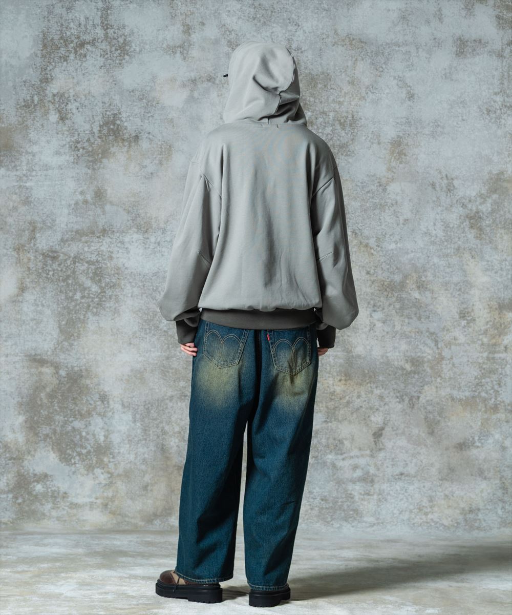 タイムセール Layered Neck Hoodie / レイヤードネックフーディ glamb グラム 特別価格