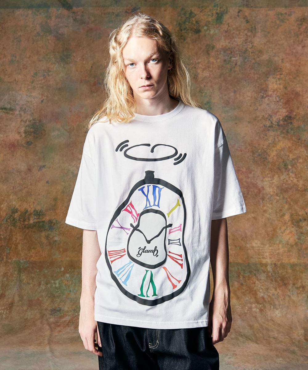 SALE/セール glamb グラム Twist Clock T-Shirt / ツイストクロックTシャツ 特別価格