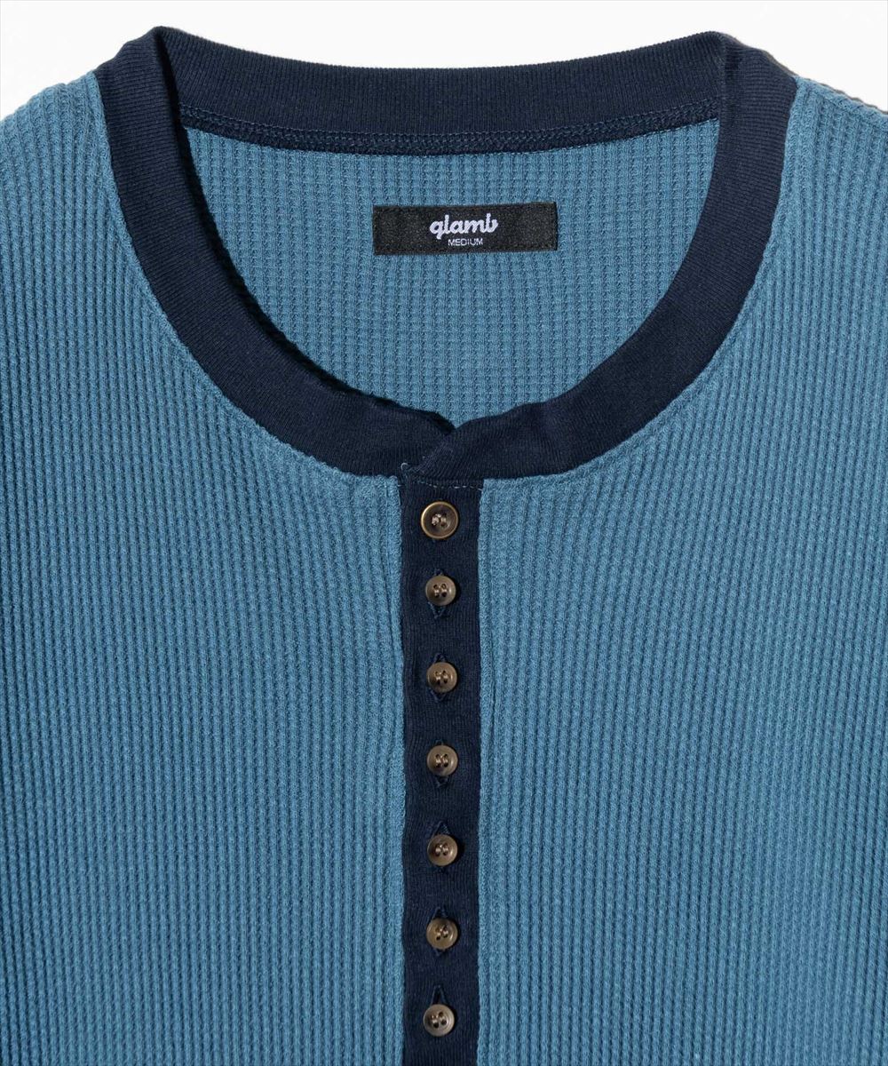 SALE/セール glamb グラム Waffle Augusta Cutsew / ワッフルオーガスタカットソー