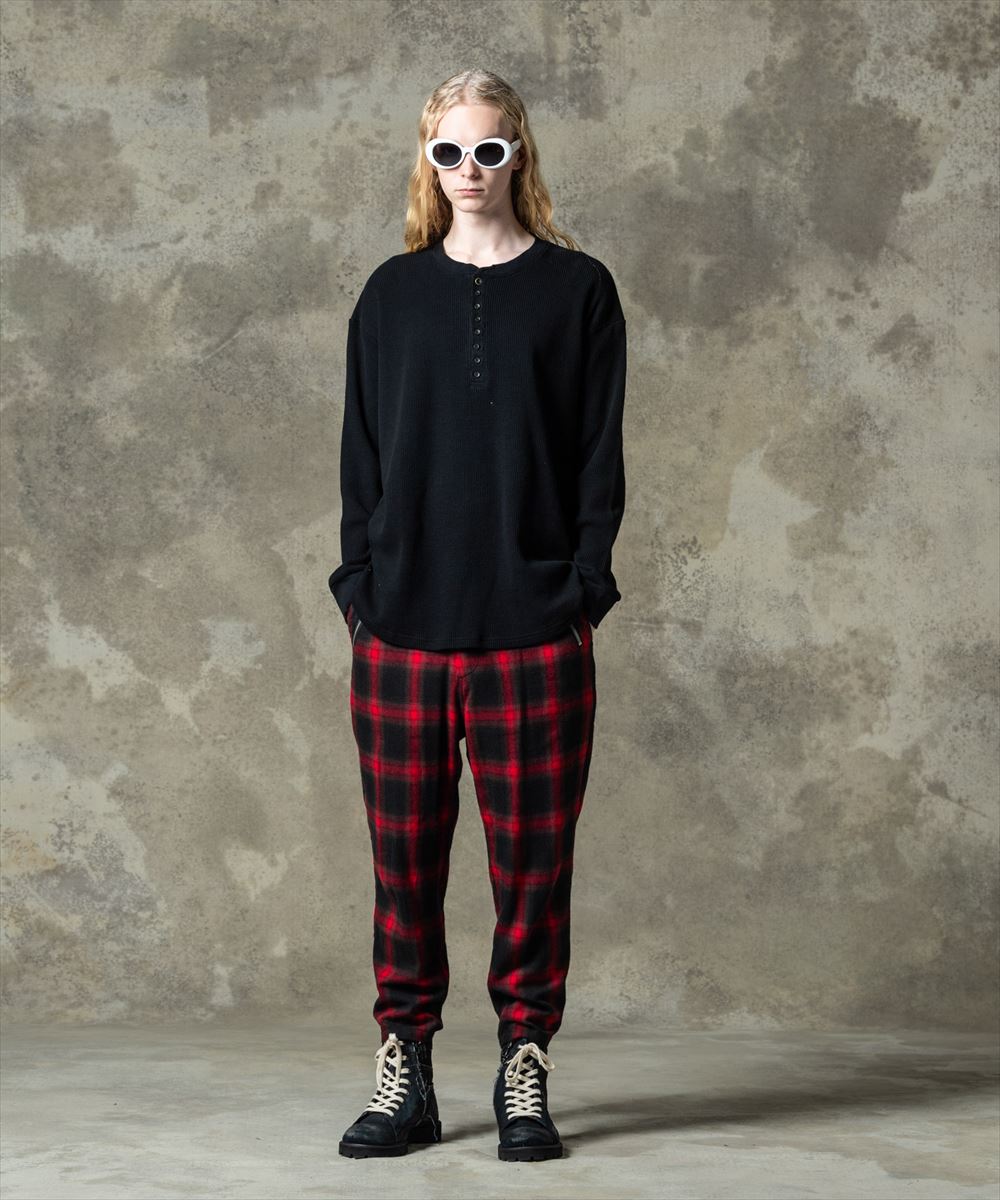 SALE/セール glamb グラム Waffle Augusta Cutsew / ワッフルオーガスタカットソー