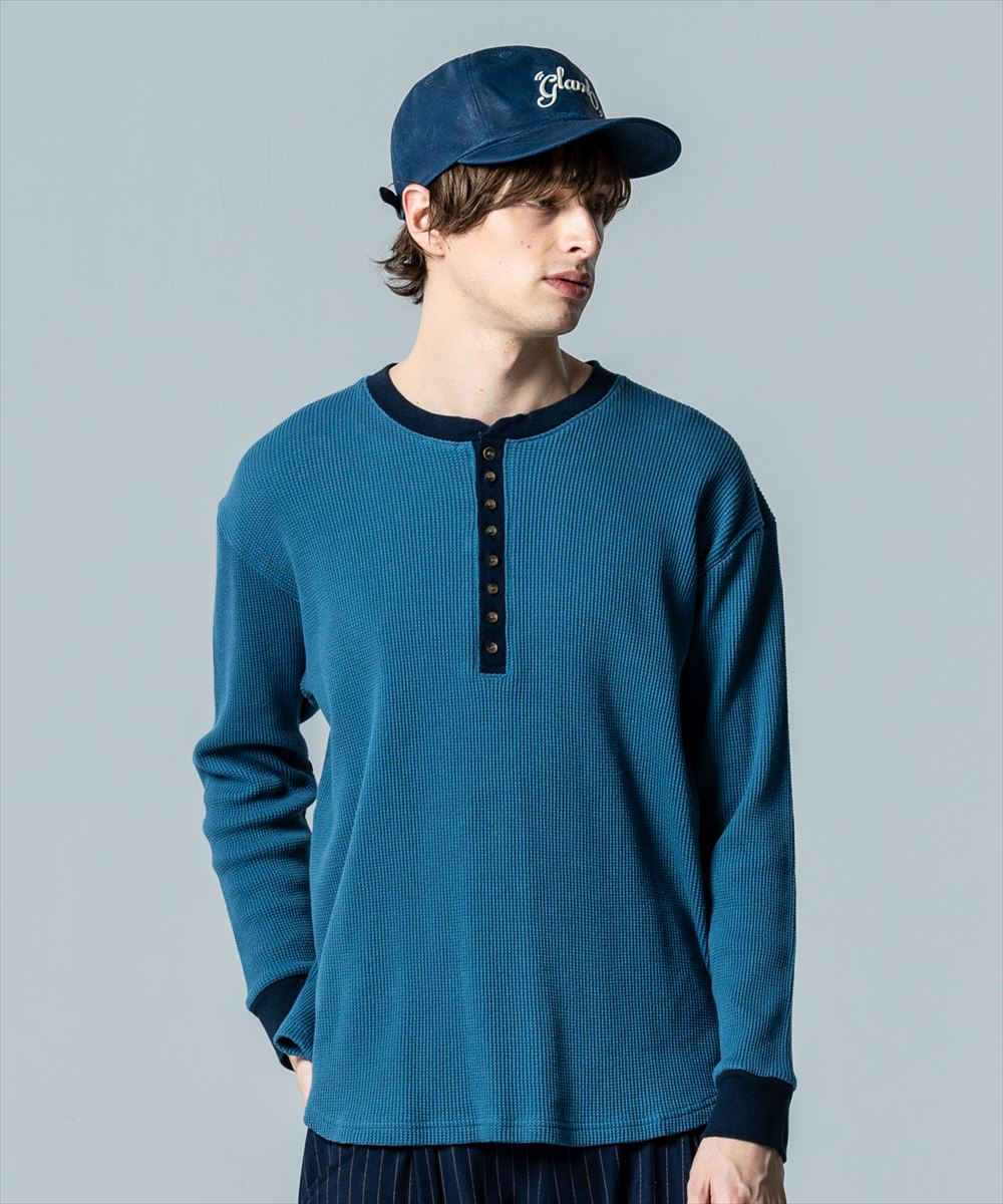SALE/セール glamb グラム Waffle Augusta Cutsew / ワッフルオーガスタカットソー