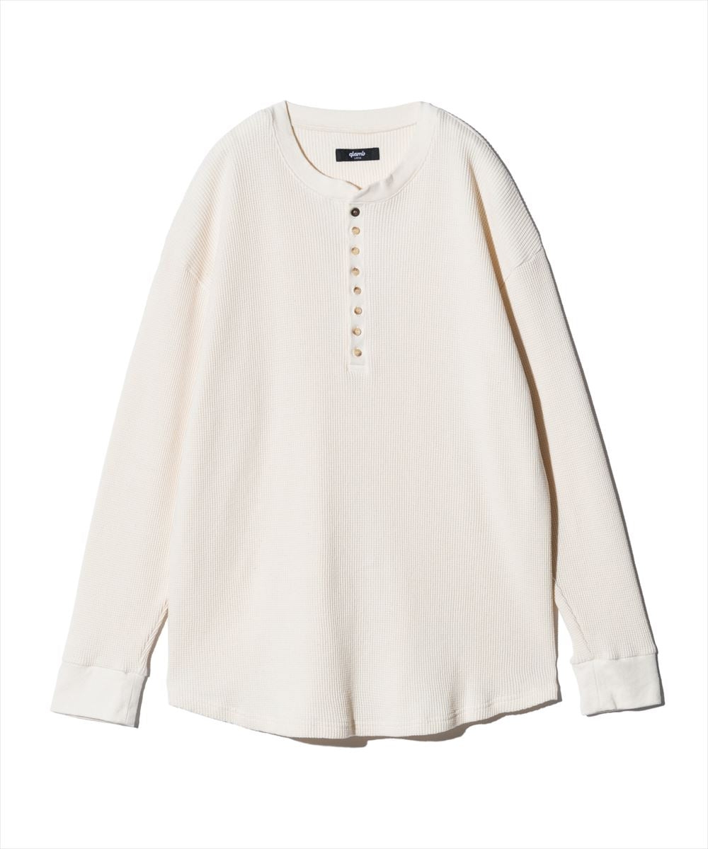 SALE/セール glamb グラム Waffle Augusta Cutsew / ワッフルオーガスタカットソー