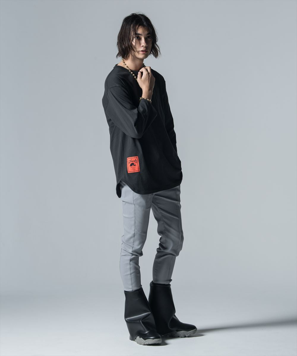 SALE/セール glamb グラム Oversize Record Tag Cutsew オーバーサイズレコードタグカットソー 特別価格