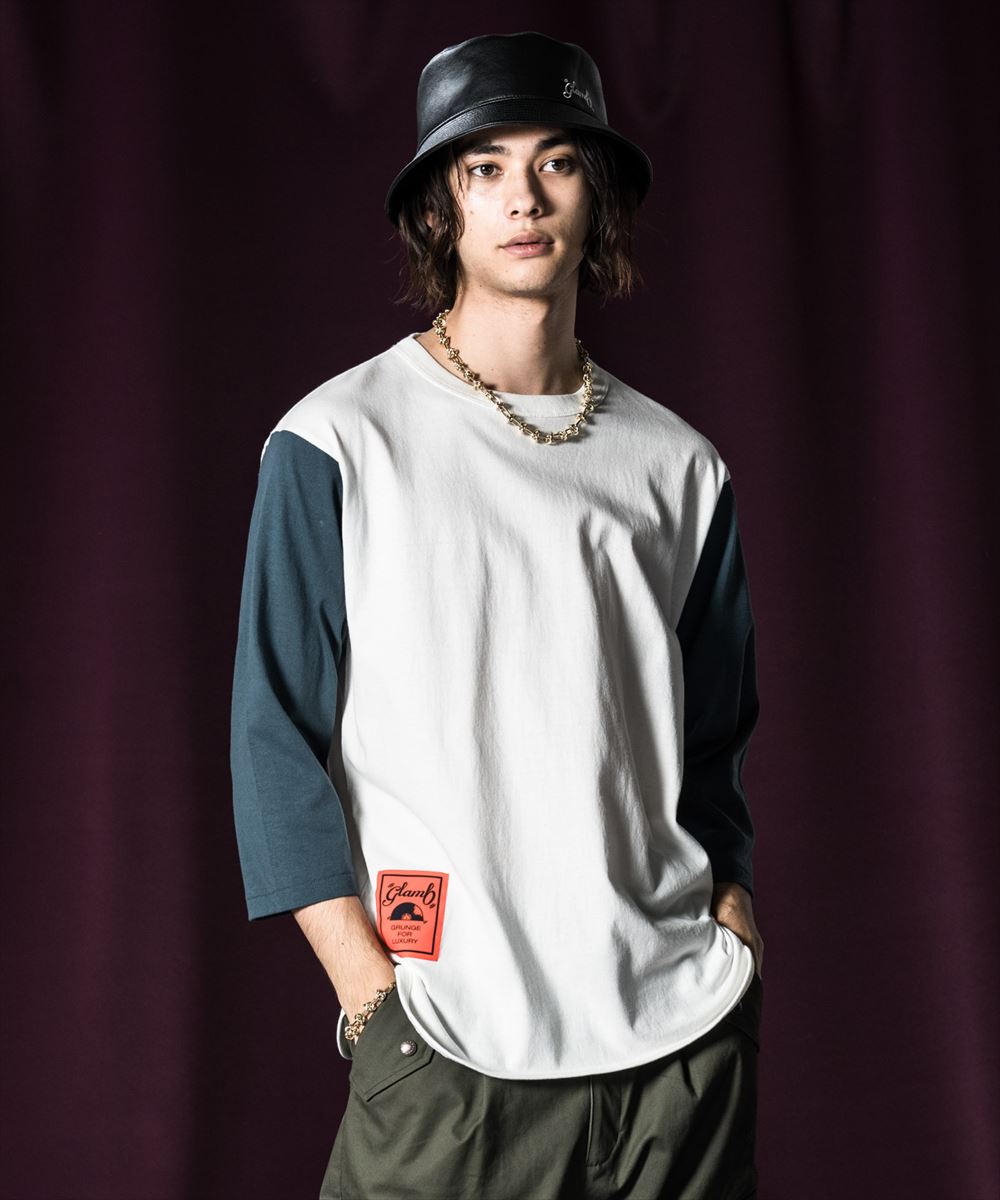 SALE/セール glamb グラム Oversize Record Tag Cutsew オーバーサイズレコードタグカットソー 特別価格