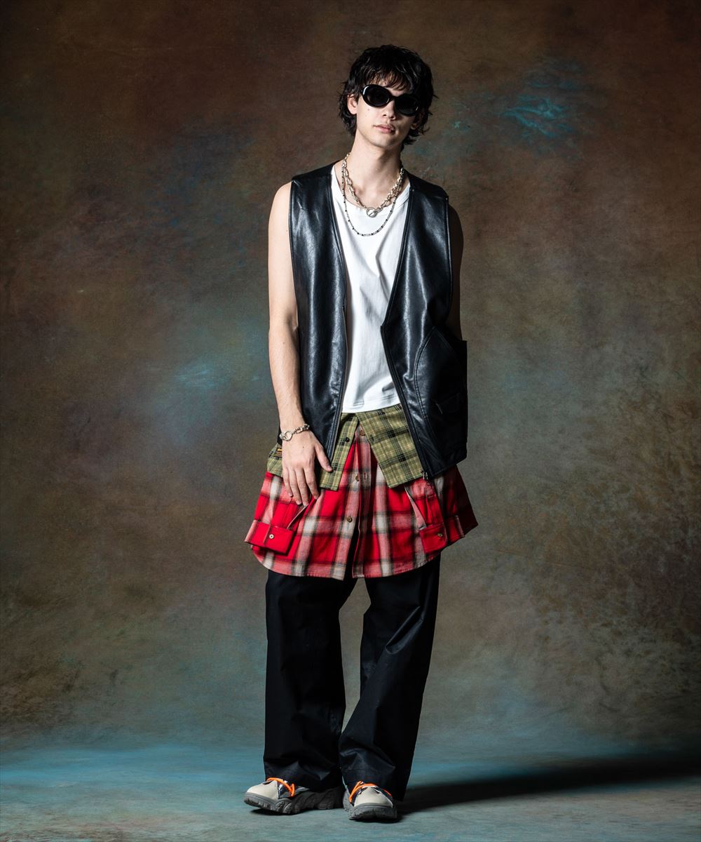 glamb グラム Grunge Layered Tank Top グランジレイヤードタンクトップ