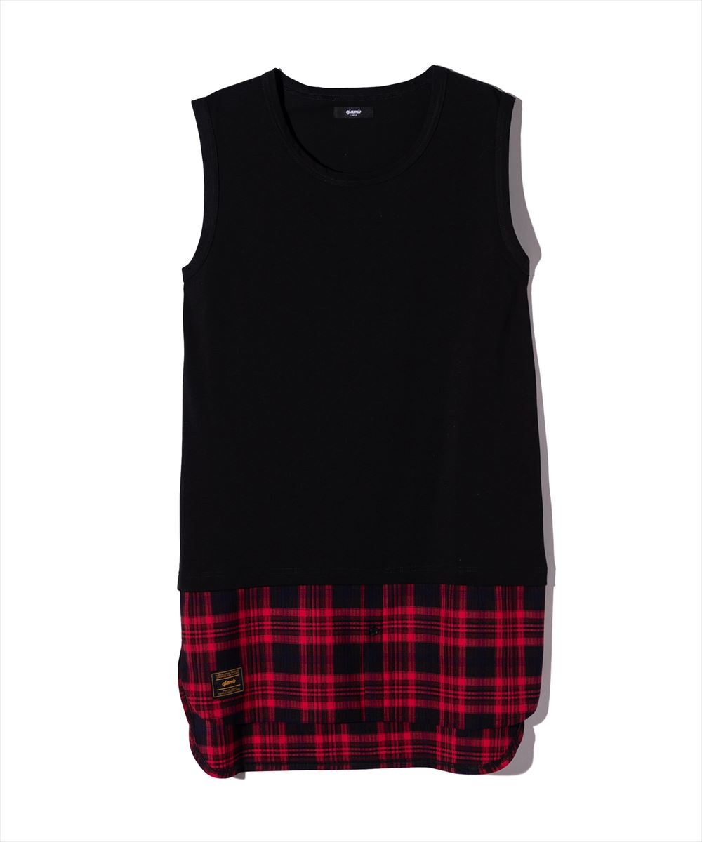 glamb グラム Grunge Layered Tank Top グランジレイヤードタンクトップ