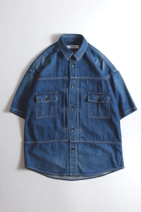 DENIM 2ND S/S SHIRT3YR WASH デニム セカンドシャツ 3yr wash FDMTL ファンダメンタル