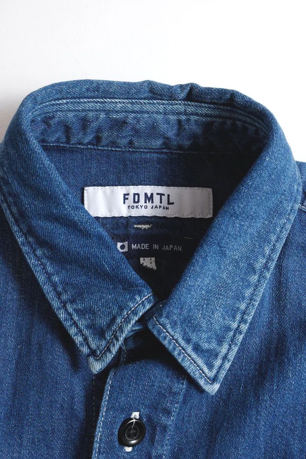 DENIM 2ND S/S SHIRT3YR WASH デニム セカンドシャツ 3yr wash FDMTL ファンダメンタル