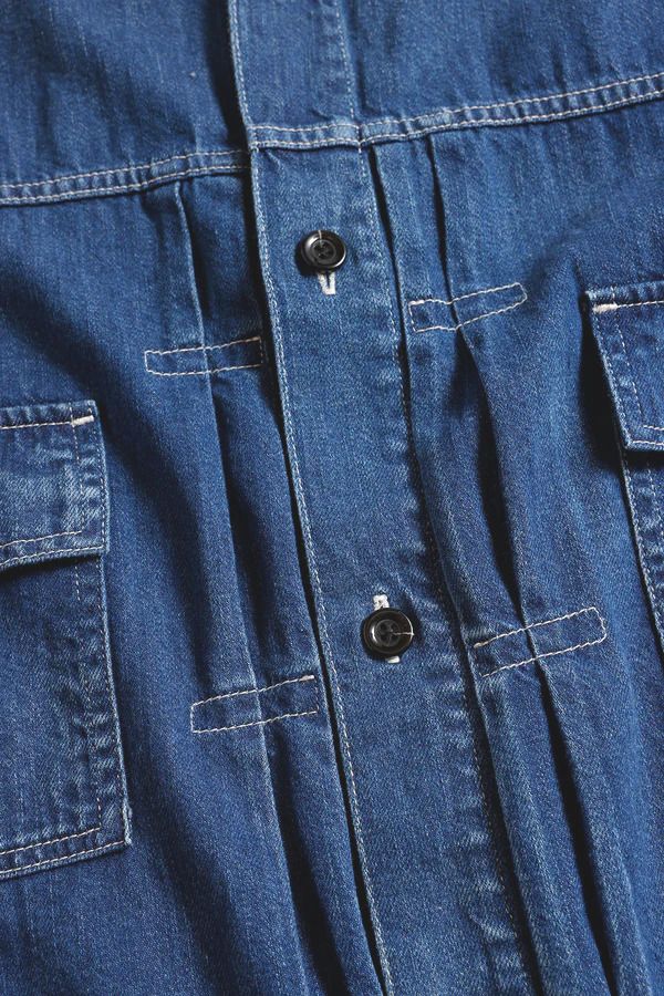 DENIM 2ND S/S SHIRT3YR WASH デニム セカンドシャツ 3yr wash FDMTL ファンダメンタル