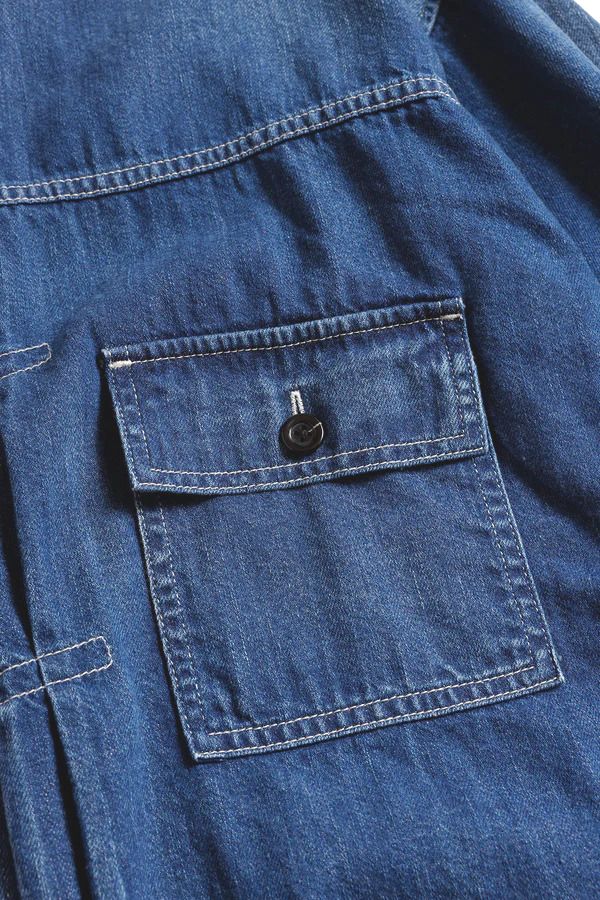 DENIM 2ND S/S SHIRT3YR WASH デニム セカンドシャツ 3yr wash FDMTL ファンダメンタル